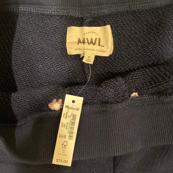 Floral Embroidered Madewell Sweats! - Picture 2 of 4